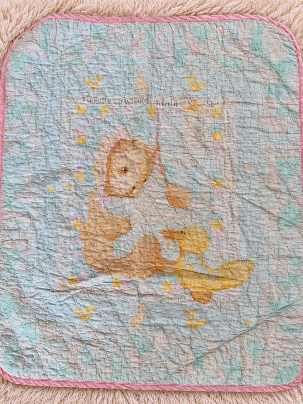 Twinkle Little Star Vintage Blanket